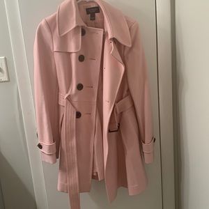 Pink polyester Victoria secret peacoat size 6